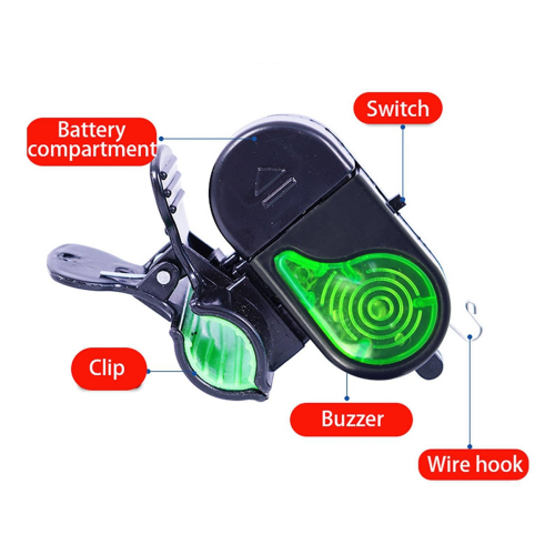 4PCS Fishing Bite Alarms LED Light 1