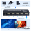 4K 4x1 Quad Multiviewer Seamless Switcher 2