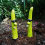 Resin Garden Stakes with Bamboo Decor 2pcs B 5
