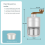 Household Mini Ice Shaver Crusher Portable Ice Shaver 2