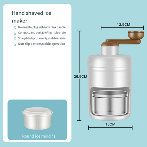 Household Mini Ice Shaver Crusher Portable Ice Shaver 1