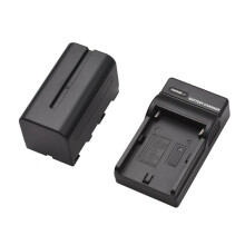 NP-F750/ NP-F770 Camera Battery and Charger Kit 1PC 7.2V 5200mAh Large Rechargeable Battery with USB