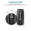 (Black) tenwin Automatic Electric Pencil Sharpener Heavy-Duty Helical Blade to Fast Sharpen Adjustable Sharp 2