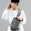 (blackbrown) Anti Theft Sling Bag Backpack With Combination Lock, Large Capacity 5