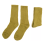 5 Pairs Khaki Mustard Socks UK 7 -11 Comfortable Warm Breathable 2