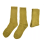 5 Pairs Khaki Mustard Socks UK 7 -11 Comfortable Warm Breathable 4
