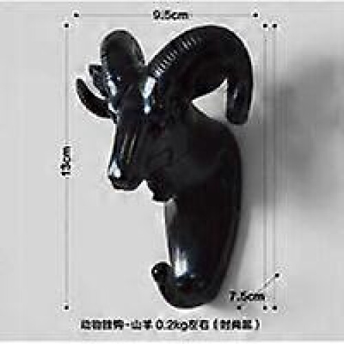 (As show, One size) Triomphe Coat rack Key Animal black sheep 1