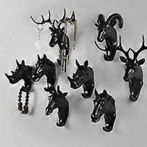 (As show, One size) Triomphe Coat rack Key Animal black sheep 2