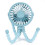 (Blue,Blue)Portable Baby Stroller Fan USB Rechargeable Mini Folding 3 Speed Adjustable Cooling Fan 1