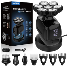 SEJOY 5IN1 Men's Electric Razor electric shaver Wet & Dry Washable