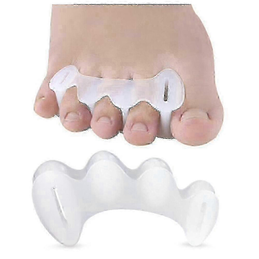 Kikidex (As Show, One Size) Correct Toes, Support Foot Fitness Balance With Toe Separators