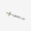(As show, One size) Unique Game Of Thrones Needle Earring 1