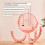 (Black,Black)Portable Baby Stroller Fan USB Rechargeable Mini Folding 3 Speed Adjustable Cooling Fan 5