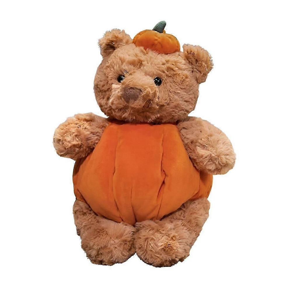 Kikidex (As Show, One Size) Pumpkin Bear Plush Toy Doll Plush Bear Gift