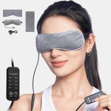 Heated Eye Masks, Activated Warm Eye Compress, USB Electric Eye Heating Pad Travel Blackout Eye Mask for Dry Eyes, Blepharitis & Stye Eye Therapy