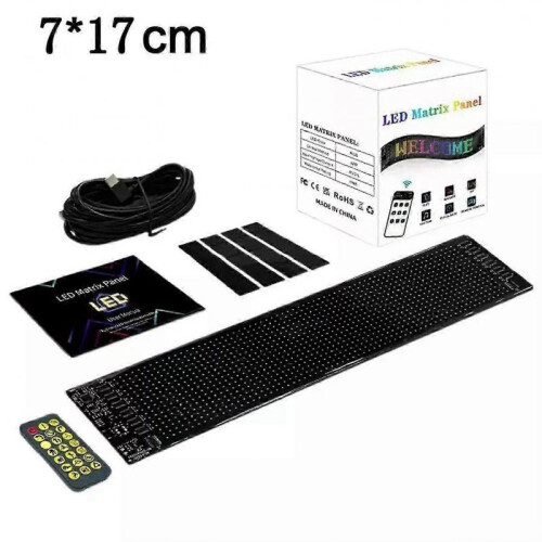 (7cmx17.3cm) Truck-Specific Devil's Eye LED-Screen Car Eye Light Truck Dynamic LED Light 1