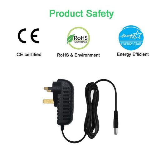 (UK plug) 9V myVolts replacement power supply compatible with TP-Link T090085-2C1 PSU part 2