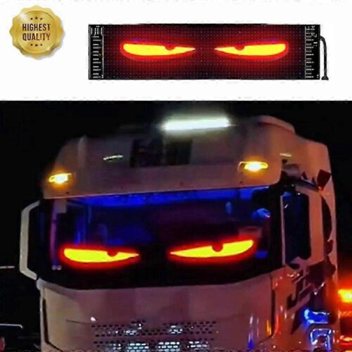 (12cmx59.5cm) Truck-Specific Devil's Eye LED-Screen Car Eye Light Truck Dynamic LED Light 2