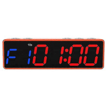(orange) Gym Timer Training Interval Workout Clock Count Down Up Stopwatch-hhny 2025
