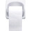 4 Pieces Toilet Paper Holder Roller Replacement Plastic Spring Loaded, Paper Holder Insert (White) 2