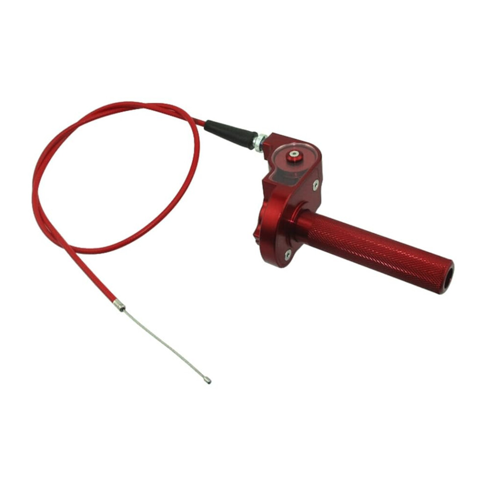 Alloy Twist Throttle Cable Assembly For Xr50 Crf50 Klx110 Ttr Ssr Ycf Pro Thumpstar Motocross Pit Dirt Trail Bike (Red) Red 354398648727