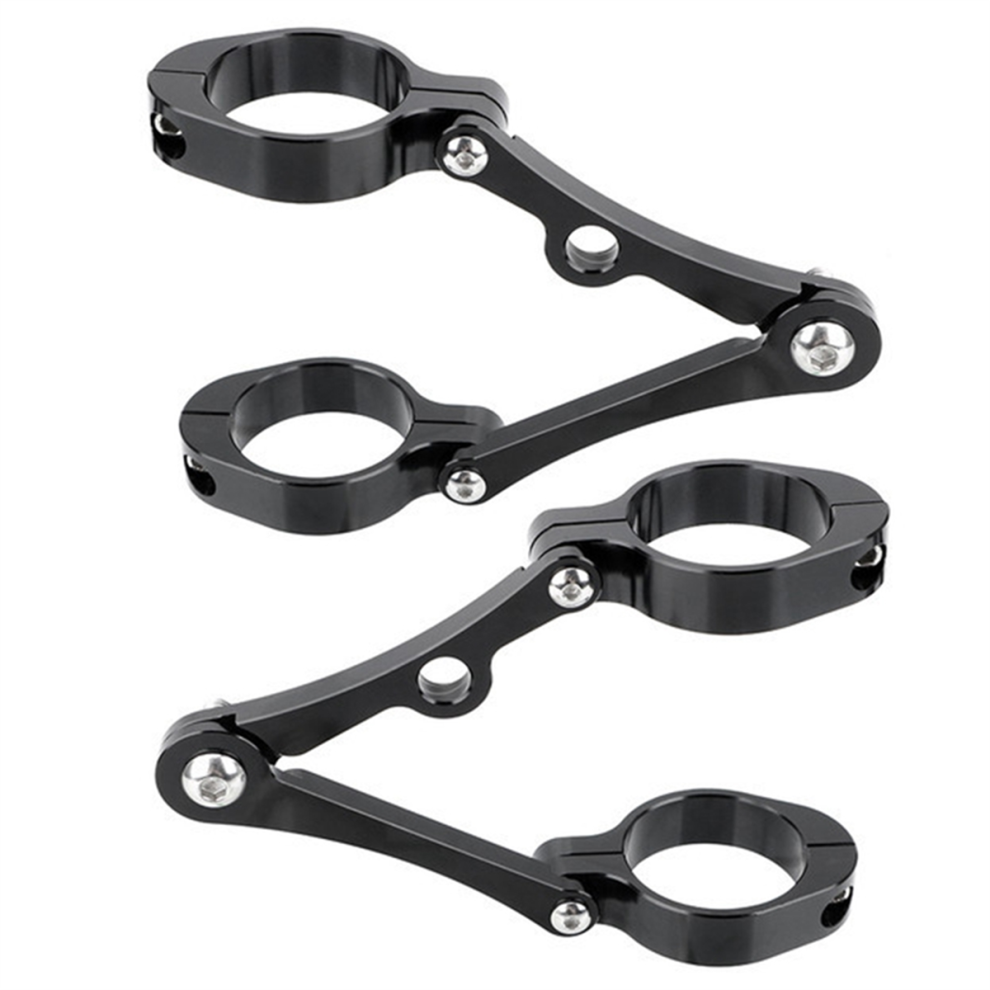 Motorcycle Universal Headlight Bracket Mount Clamp Black 4853102541249