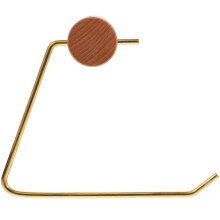 Modern Toilet Paper Holder Stand Triangle Shape Brass for Wall 1Set