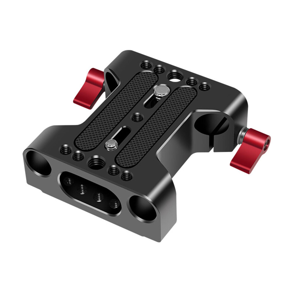 Baseplate With Double 15Mm Rod Rails Clamp Camera Accessories For Camera Cage Plate Tripod Mount Camera Mount Plate 965895645890