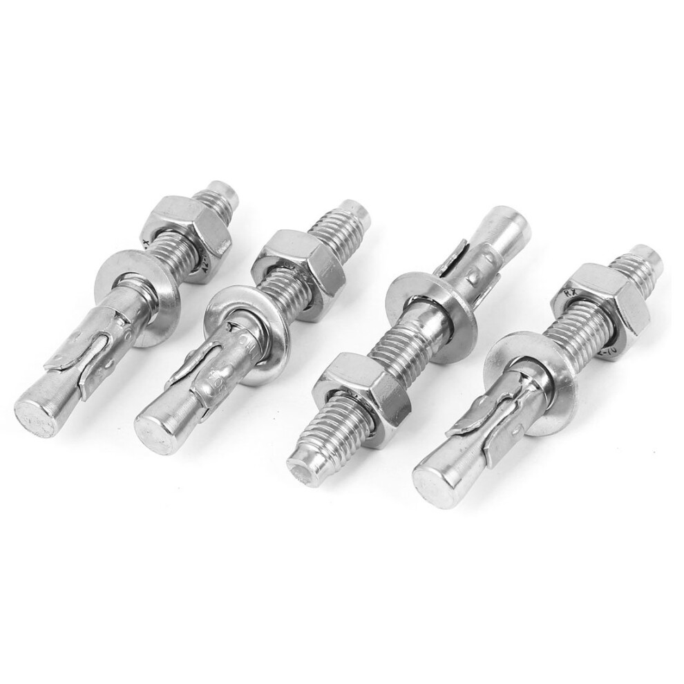 M10 Thread Anchors 304 Stainless Steel Car Repair Gecko Expansion Bolt Screw 70Mm Expansion Anchors Long 4Pcs Refï¼Dvj 354398650102