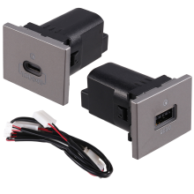 Car Charger Socket QC3.0 and Type C PD Charging Outlet Fuse For