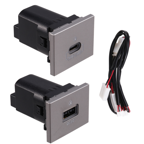 Car Charger Socket QC3.0 and Type C PD Charging Outlet Fuse For 2