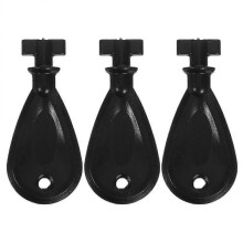 3Pcs Toilet Paper Dispenser Key Paper Towel Dispenser Key Replacement Roll Paper Dispenser Plastic Key