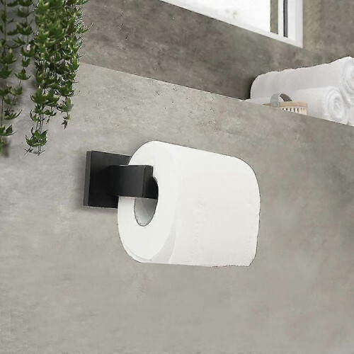 Toilet Roll Holder Self Adhesive Paper Holder Stainless No Drilling 2