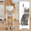 (Black) Roll Paper Holder Creative Cat Shaped Toilet Paper Storage Rack Simulation Kitten 2