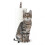 (Black) Roll Paper Holder Creative Cat Shaped Toilet Paper Storage Rack Simulation Kitten 1