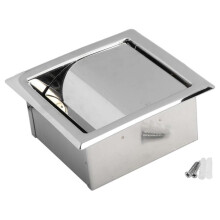 Stainless Steel Recessed Toilet Paper Holder Wall Toilet Paper Holder Modern Style Toilet Paper Hol