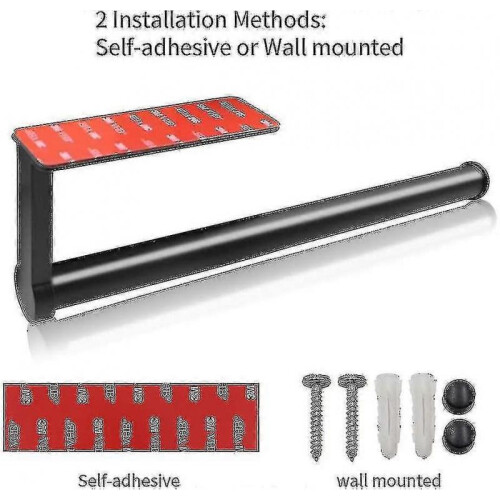 Kitchen Roll Holder Wall Mounted & Self Adhesive Under Cabinet Kitchen Paper 1