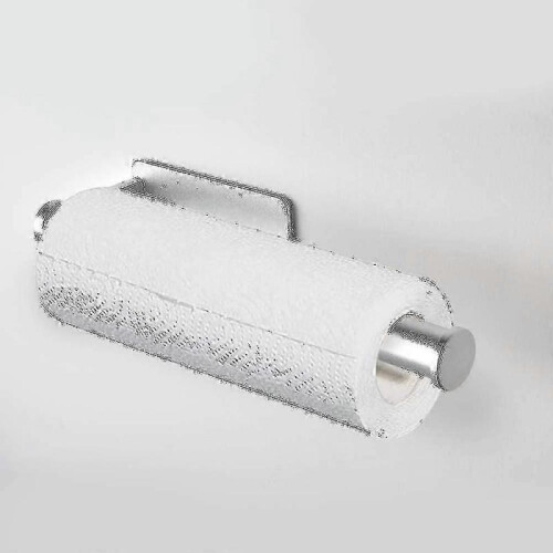 Kitchen Roll Holder No Drilling, Kitchen Paper Holder Wall Mounted Kitchen Roll Holder Storage Organizer, Aluminum