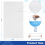 Lot de 100 coussinets absorbants pour toilettes, ... 2