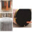 Storage Ottoman, Round Mondern Stool for Vanity, Ottoman Footrest Stool with Gold Plating Base 4