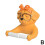 (B) Cute Pet Tissue Holder Wall Mount Toilet Roll Organizer for Bathroom 1