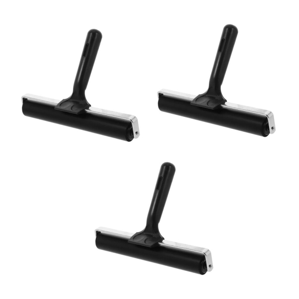4Pcs Roller Brush Printmaking Ink Roller Wallpaper Roller Tool Printing Roller Tool 354398651727