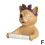 (F) Cute Pet Tissue Holder Wall Mount Toilet Roll Organizer for Bathroom 1