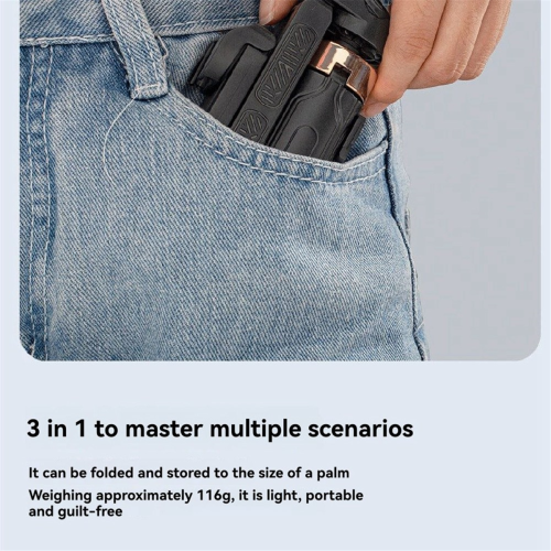 Super Mini Selfie Stick Portable Phone Holder Aid Versatile Black 1