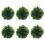 Front Door Planters 6pcs 10cm Artificial Topiary Ball DIY Simulation Decorative Green Plant Balls 1