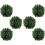 Front Door Planters 6pcs 10cm Artificial Topiary Ball DIY Simulation Decorative Green Plant Balls 2