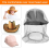 12 Pcs Mosquito Head Mesh Face Fly Netting Hood Protecting (Gray) 4
