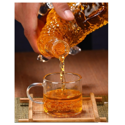 Vinflaske - Glass whiskyflaske Håndlaget 1