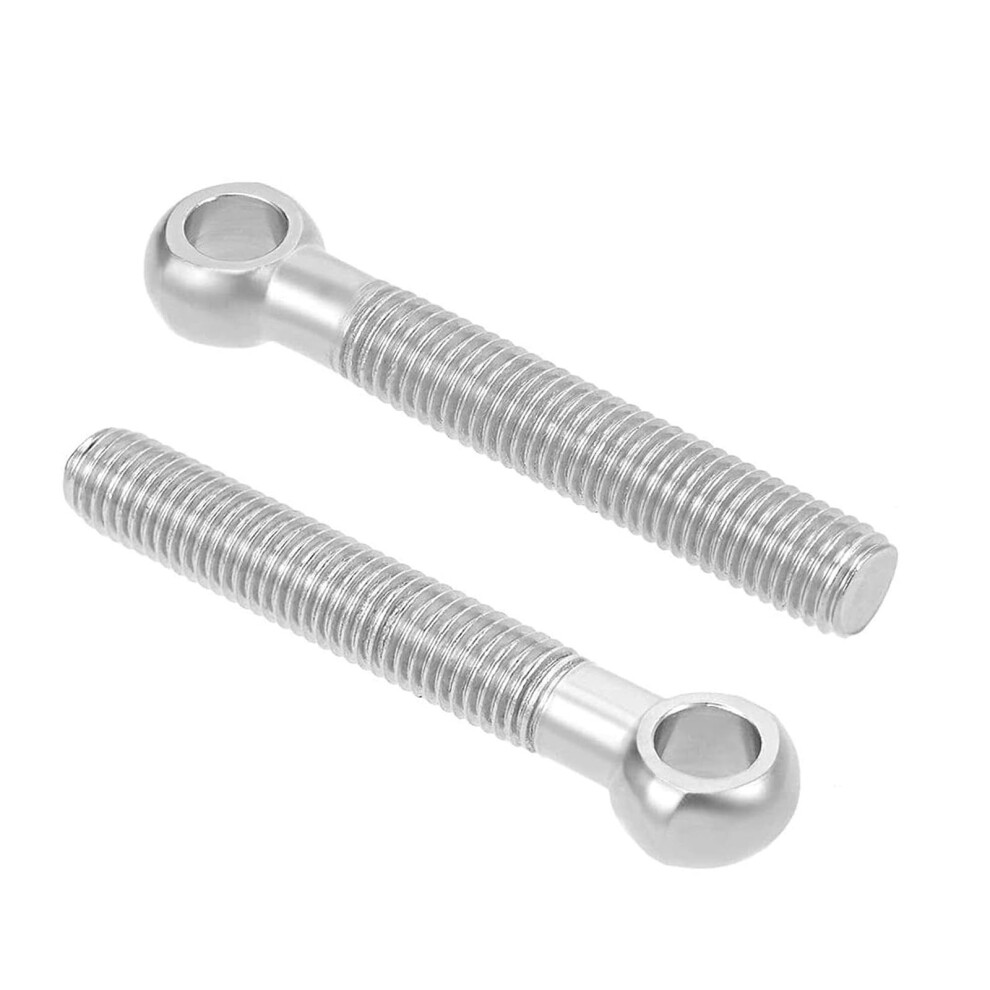Shoulder Eye Bolt,2 Pieces Stainless Steel Machinery Shoulder Lifting Eyebolts, M1260MmM12120Mm Metric Thread for Pipeline Gate Valves(M12x110mm)-image-OPC-PHYVWT6-NEW
