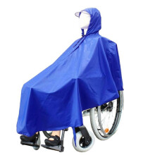 Wheelchair Poncho,Reflective Rain Cover for Wheelchairs,Water & Tear Resistant Rain Protection Cape,Lightweight Raincoat with Hood,for Men & Women
